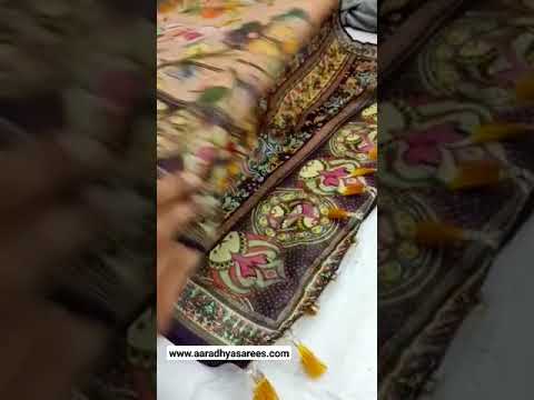 Kalamkari Digital Printed Cotton Saree