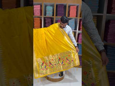 Pure Zari Temple Parrot Paithani Dupatta