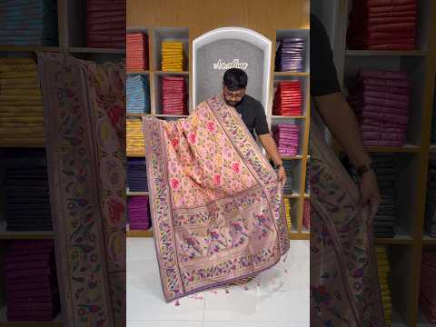 Designer Paithani Patola Sparrow Saree in Banarasi Soft Silk