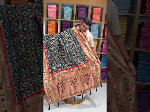 Traditional Kanchivaram Patola Paithani Silk Saree