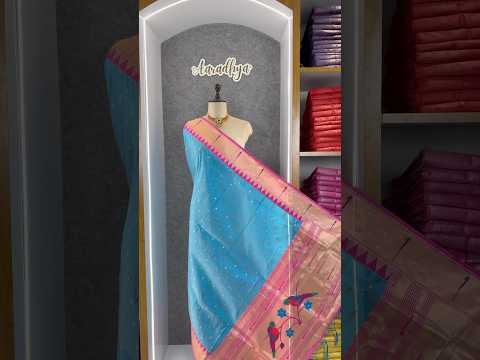 Pure Paithani Zari Border Parrot Motif Pallu Dupatta