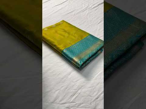 Semi Kanchipuram Temple Weaving Border Saree