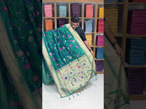 Janhvi Kapoor–Inspired Kanchivaram Paithani Silk Saree