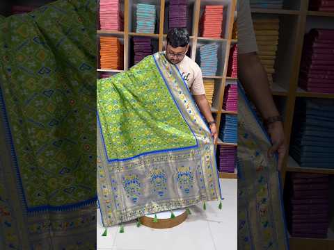 Traditional Kanchivaram Patola Paithani Silk Saree