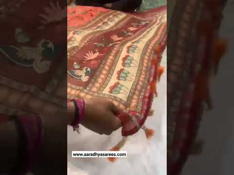 Malai Cotton Kalamkari Printed Saree