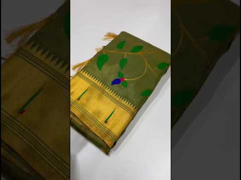Bamboo Tissue Silk Half Half Paithani Saree