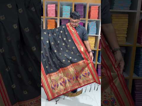 Traditional Paithani Kadiyal Border Saree