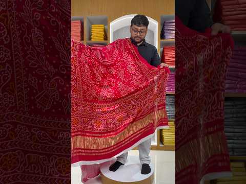 Premium Pure Gaji Silk Bandhani Dupatta