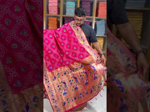 Bandhani Patola Silk Paithani Saree