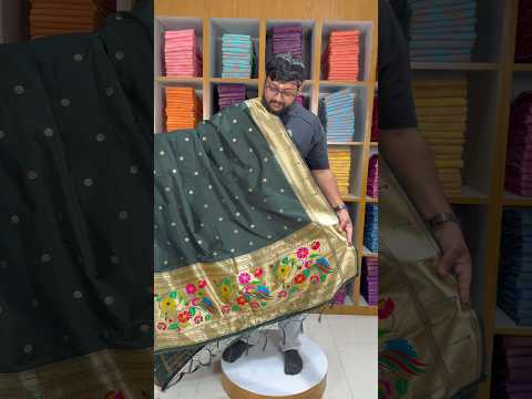 Pure Paithani Silk Weaving Zari Paithani Duppata