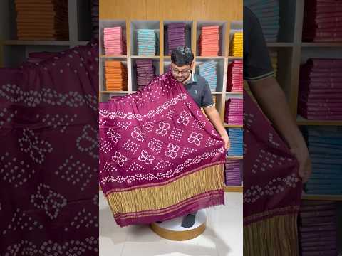 Ek Dani Bandhani With Pure Lagadi Patta Saree