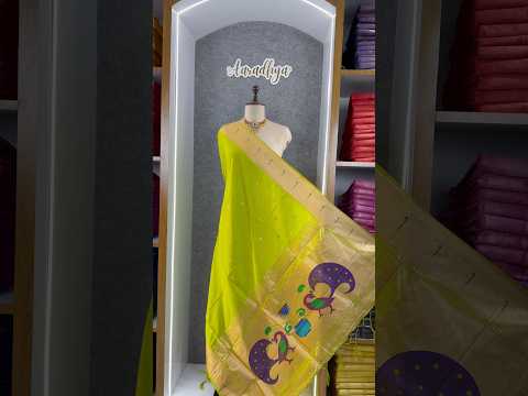 Soft Paithani Silk Peacock Zari Pallu Dupatta | Festive & Wedding Wear