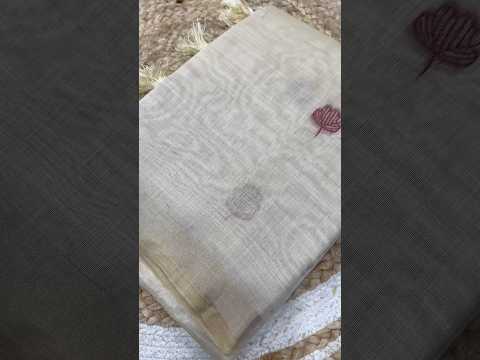 Soft Pure Muga Cotton Rich Flowery Pallu Saree