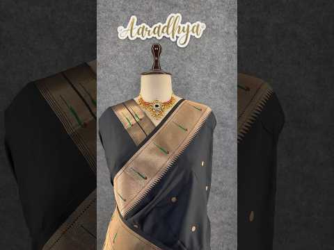 Kanchivaram Paithani Silk Big Parrot Zari Border Saree