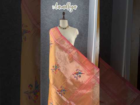 Pure Fully Zari Woven Parrot Motif Paithani Dupatta