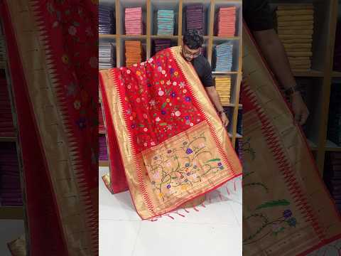 Janhvi Kapoor–Inspired Kanchivaram Paithani Silk Saree