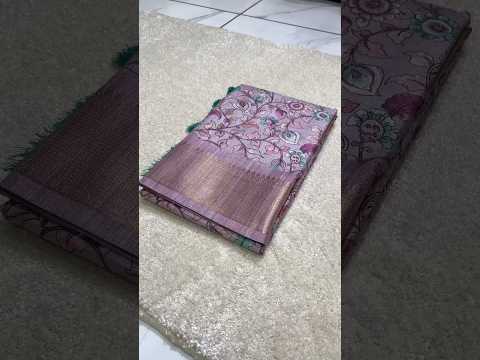 Assam Silk Kalamkari Digital Printed Saree