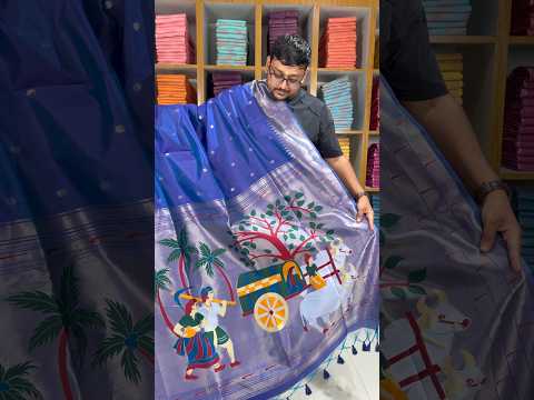 Akha Trij Meena Weaving Paithani Saree