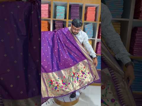 Pure Zari Temple Parrot Paithani Dupatta