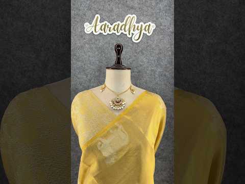 Heritage Art Edit – Pichwai Pattern Tissue Silk Saree