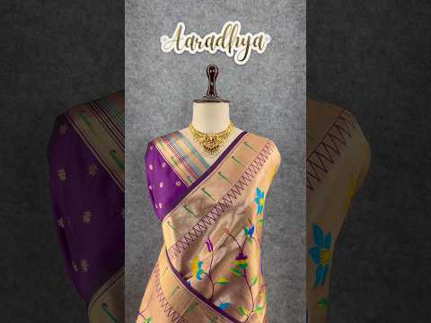 All Over Jaal Weaving Brocket Paithani Soft Silk Saree
