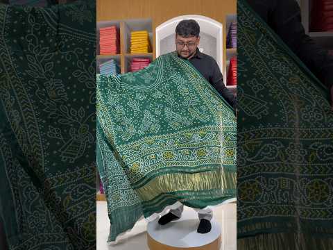 Premium Pure Gaji Silk Bandhani Dupatta