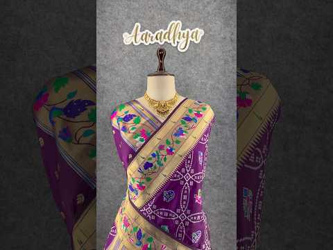 Bandhani Patola Silk Paithani Saree