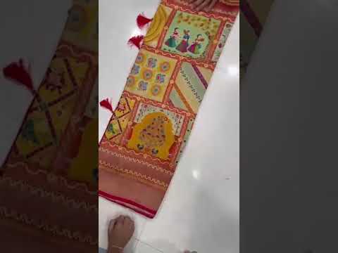 Soft Gaji Silk Position Pashmina Saree