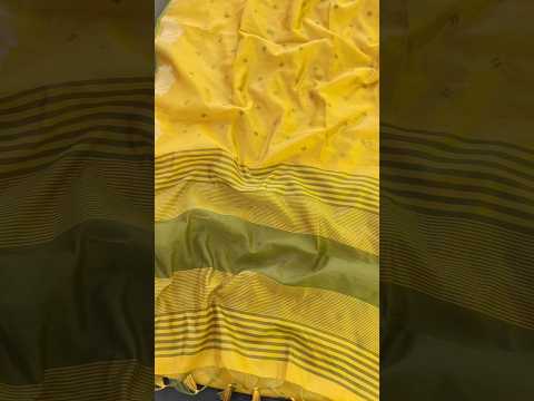 Khadi Raw Silk Traditional Barrat Pattern Saree