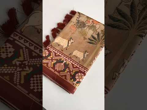 Dola Viscose Digital Printed Pichwai Saree