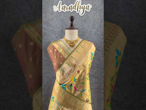 All Over Jaal Weaving Brocket Paithani Soft Silk Saree