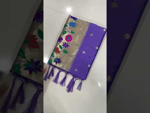 Multicolor Floral Meena Zari Pallu Paithani Saree