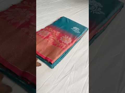 Dual Tone Contrast Pallu Designer Saree