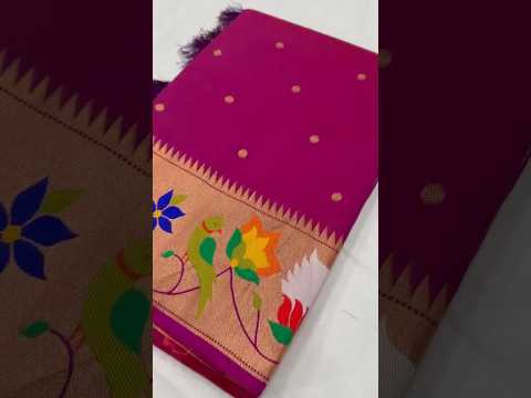 Soft Silk Meenakari Rajhans Lotus Pallu Saree