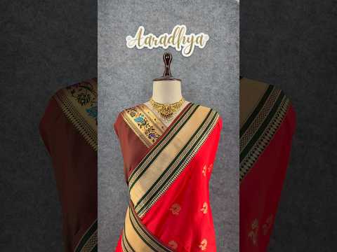 Traditional Paithani Kadiyal Border Saree