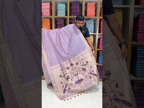 Soft Muga Cotton Classic Paithani Saree