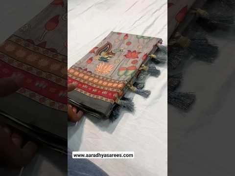 Malai Cotton Kalamkari Printed Saree