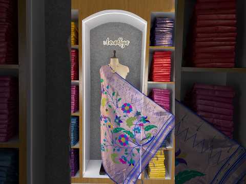 Dupatta - Pure Zari Floral Multicolor Weaving Paithani Dupatta