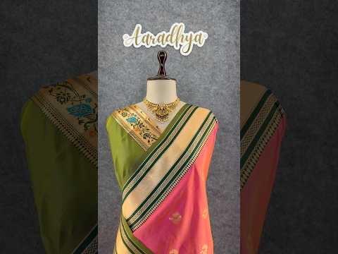 Traditional Paithani Kadiyal Border Saree