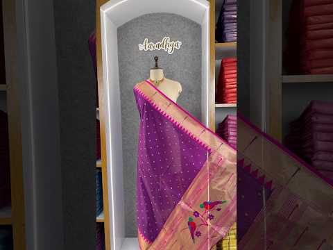 Pure Paithani Zari Border Parrot Motif Pallu Dupatta