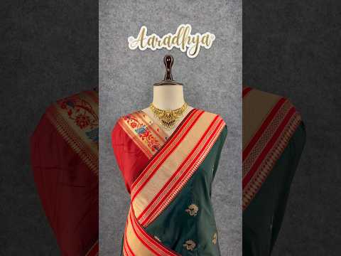 Traditional Paithani Kadiyal Border Saree