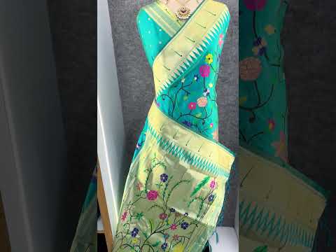 Janhvi Kapoor–Inspired Kanchivaram Paithani Silk Saree