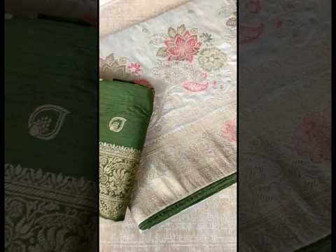 Dola Silk Rich Flowery Banarasi Saree