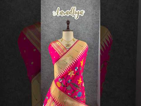 Janhvi Kapoor–Inspired Kanchivaram Paithani Silk Saree