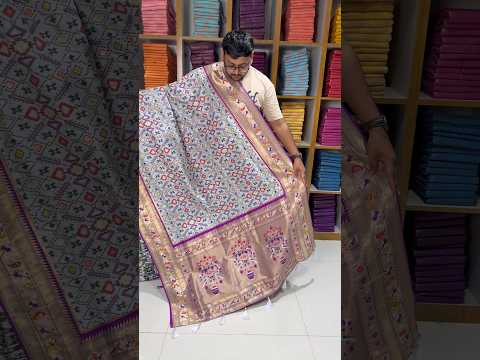 Traditional Kanchivaram Patola Paithani Silk Saree