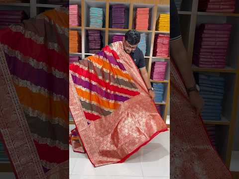 Banarasi Handlloom Rich Weaving Pallu Saree