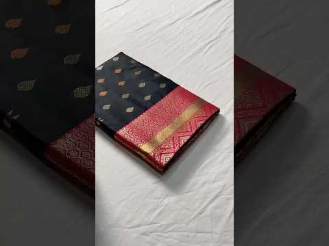 Semi Kanchipuram Temple Weaving Border Saree