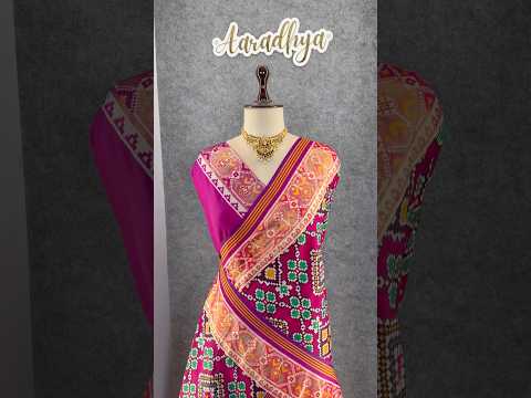 Premium Patola Weaving Phool Jaal Design Saree