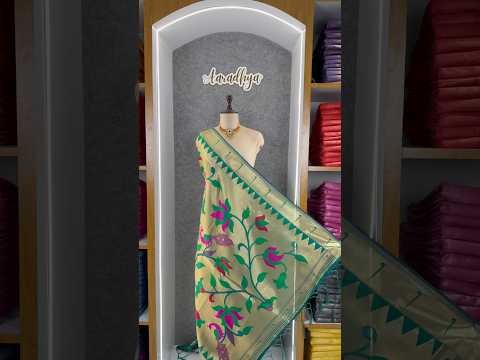 Paithani Soft Silk Lotus Jaal Dupatta