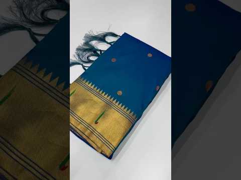 Soft Parrot Paithani Silk Saree